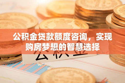 燕郊公积金贷款额度咨询，实现购房梦想的智慧选择