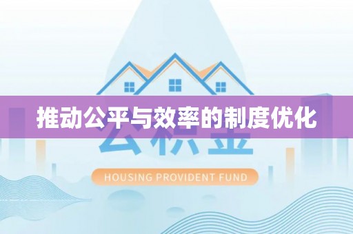 燕郊推动公平与效率的制度优化