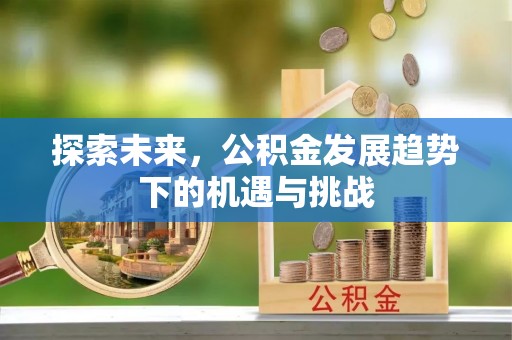 燕郊探索未来，公积金发展趋势下的机遇与挑战